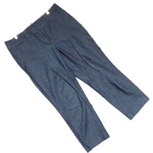 ANN TAYLOR FACTORY Grey Slit Pocketed Dress Pants